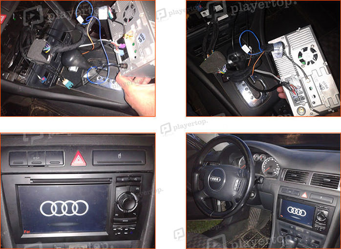 Installer autoradio gps Audi A6 2005